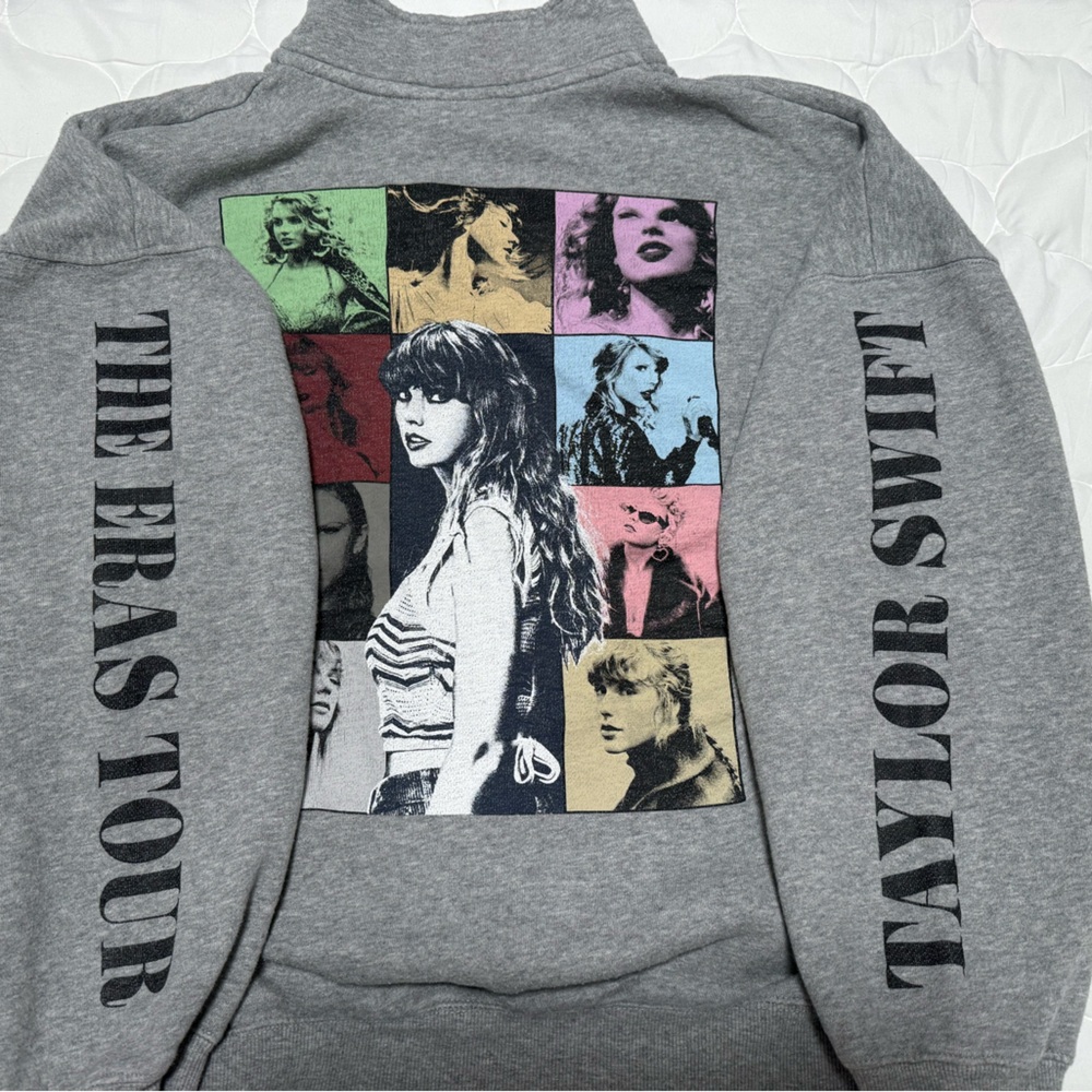 Taylor Swift Gray Graphic Sweatshirt